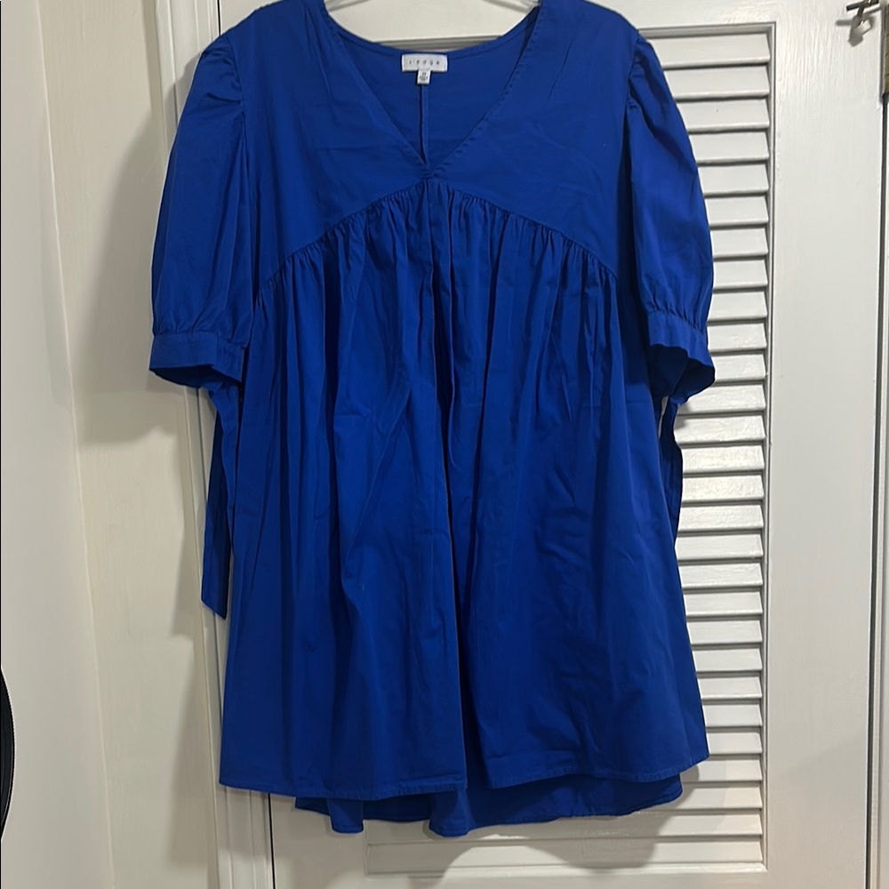S.Edge Royal Blue Women's Babydoll Dress